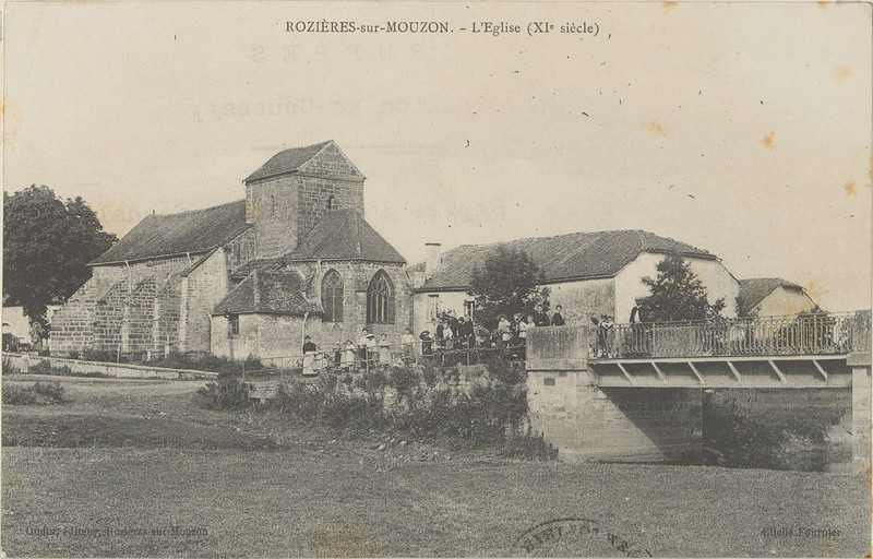 Carte postale ancienne Carte postale, Rozières-sur-Mouzon, L'Eglise