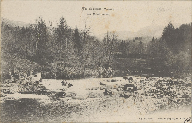 Carte postale ancienne Carte postale, Thiéfosse (Vosges), La Moselotte