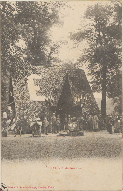 Carte postale ancienne Carte postale, Epinal, Chalet forestier