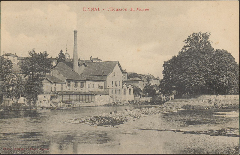 Carte postale ancienne Carte Postale, Epinal, L'Ecusson du Musée 2