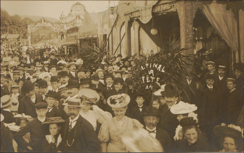 Carte postale ancienne Carte postale, Epinal, La Fête 10