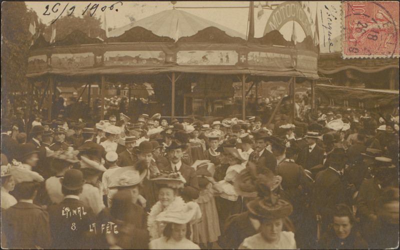 Carte postale ancienne Carte postale, Epinal, La Fête 2
