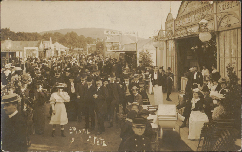 Carte postale ancienne Carte postale, Epinal, La Fête 7
