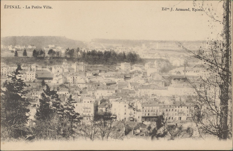 Carte postale ancienne Carte Postale, Epinal, La Petite Ville