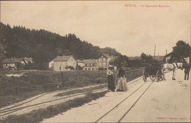 Carte postale ancienne Carte postale, Epinal, La Quarante-Semaine