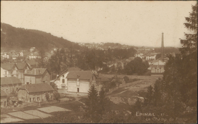Carte postale ancienne Carte Postale, Epinal, Le Champ du Pin 2