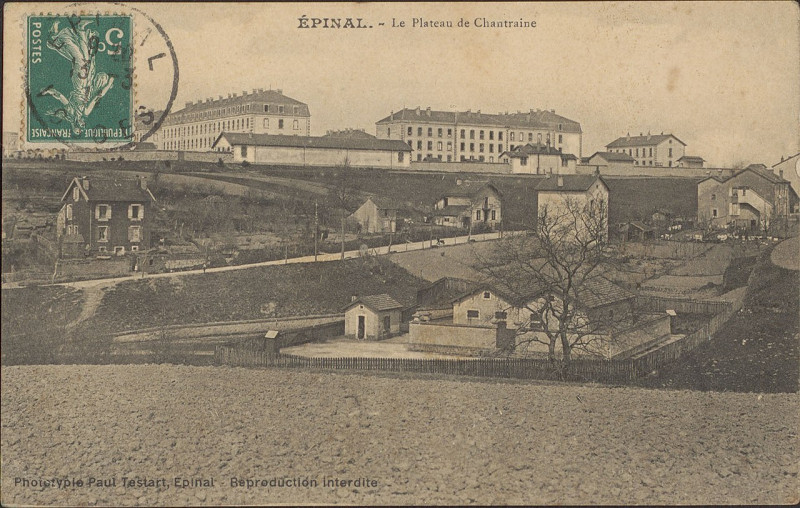 Carte postale ancienne Carte postale, Epinal, Le Plateau de Chantraine