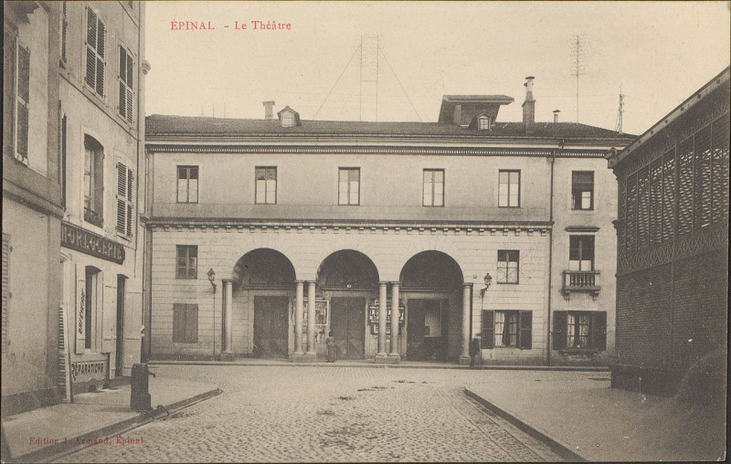 Carte postale ancienne Carte Postale, Epinal, Le Théâtre