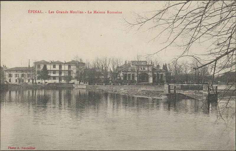 Carte postale ancienne Carte Postale, Epinal, Les Grands Moulins, La Maison Romaine