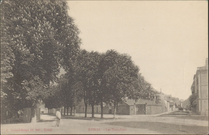 Carte postale ancienne Carte Postale, Epinal, Les Templiers
