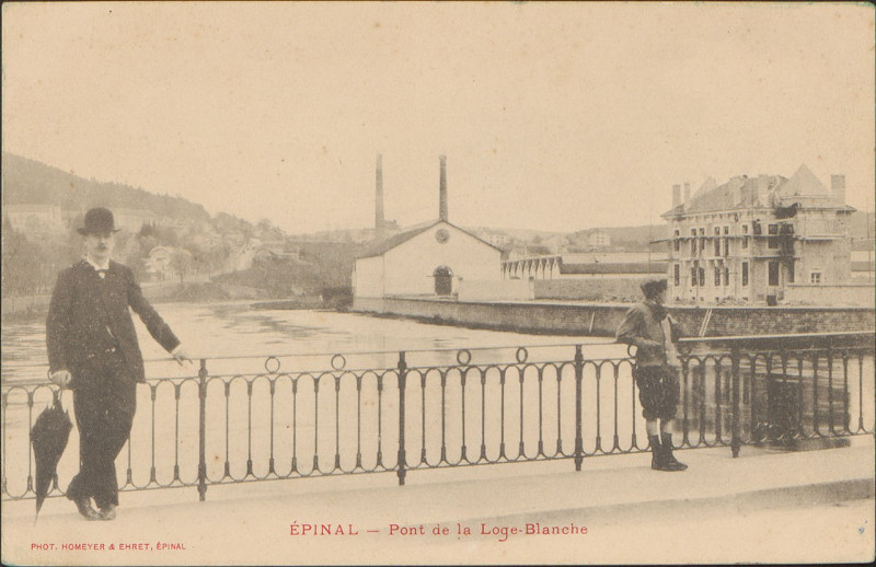 Carte postale ancienne Carte Postale, Epinal, Pont de la Loge-Blanche