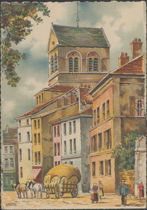 Carte postale ancienne Carte postale, Epinal, Rue Claude Gellée 3