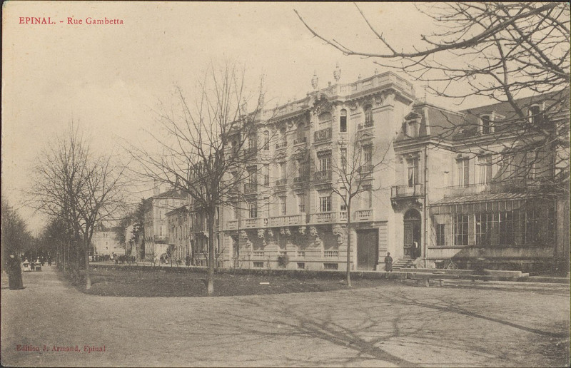 Carte postale ancienne Carte Postale, Epinal, Rue Gambetta