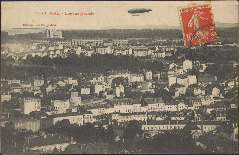 Carte postale ancienne Carte Postale, Epinal, Une vue générale