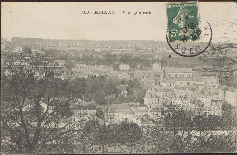 Carte postale ancienne Carte Postale, Epinal, Vue générale 12