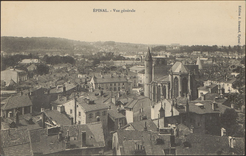 Carte postale ancienne Carte Postale, Epinal, Vue générale 13