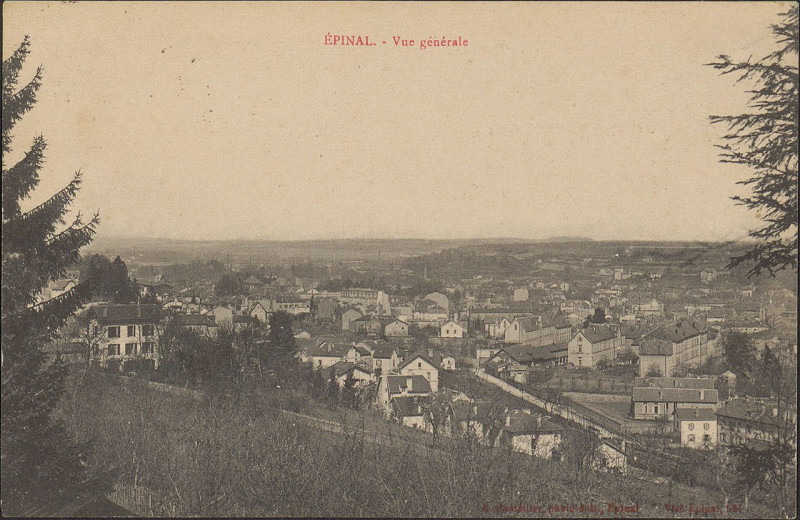 Carte postale ancienne Carte Postale, Epinal, Vue générale 7