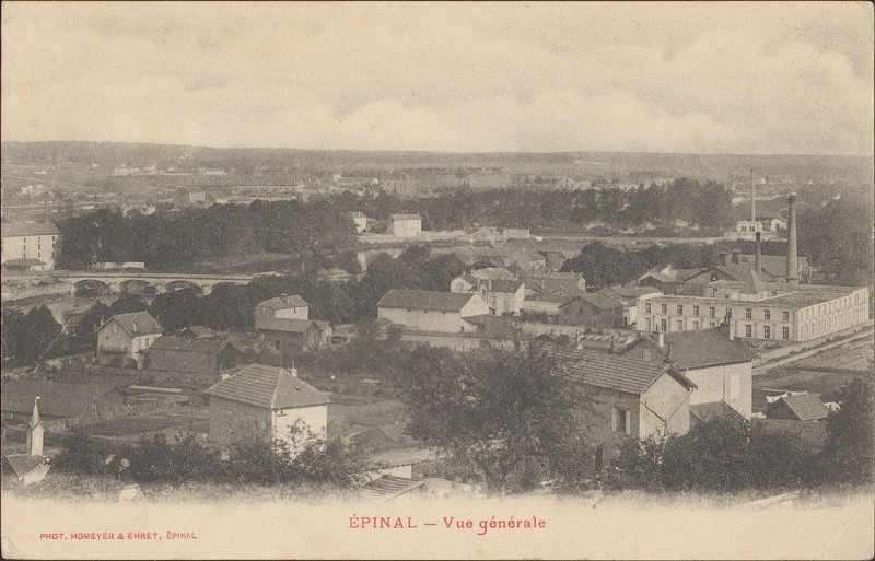 Carte postale ancienne Carte Postale, Epinal, Vue générale 8