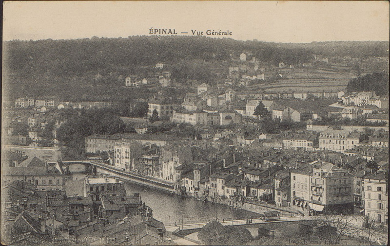 Carte postale ancienne Carte Postale, Epinal, Vue générale 9