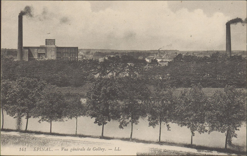 Carte postale ancienne Carte Postale, Epinal, Vue générale de Golbey