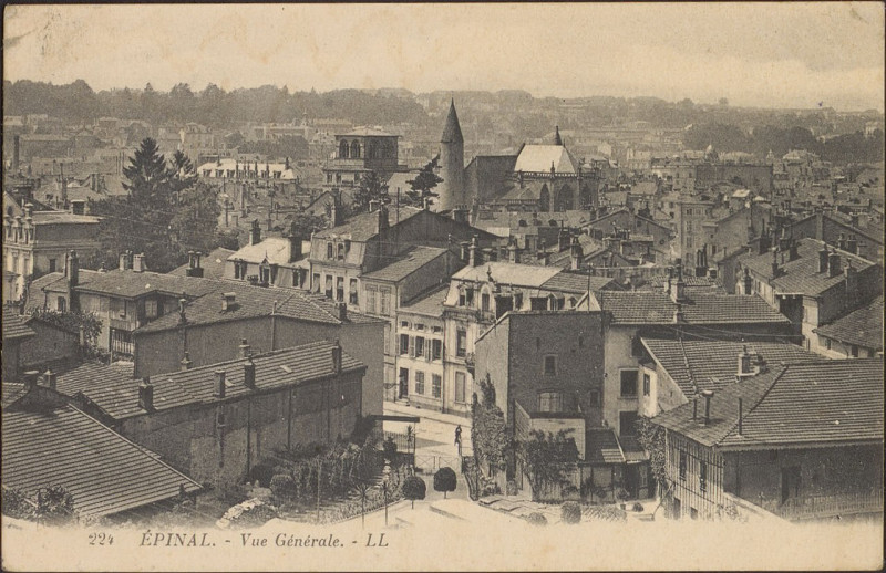 Carte postale ancienne Carte Postale, Epinal, Vue générale
