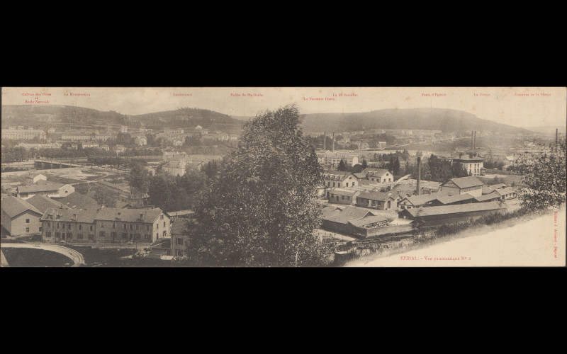 Carte postale ancienne Carte Postale, Epinal, Vue panoramique