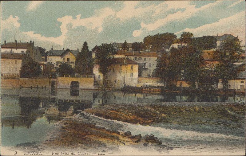 Carte postale ancienne Carte Postale, Epinal, Vue prise cours