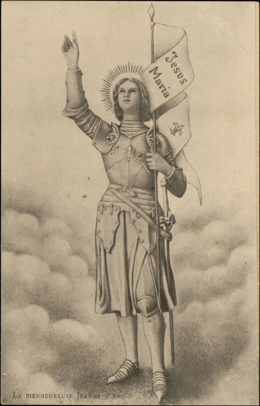 Carte postale ancienne La Bienheureuse Jeanne d'Arc Cp 5545 Pr