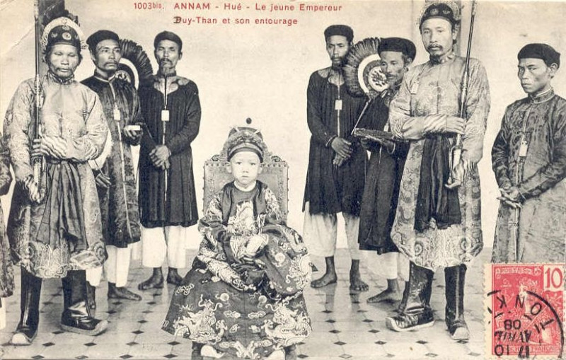 Carte postale ancienne Roi-Duy-Tan