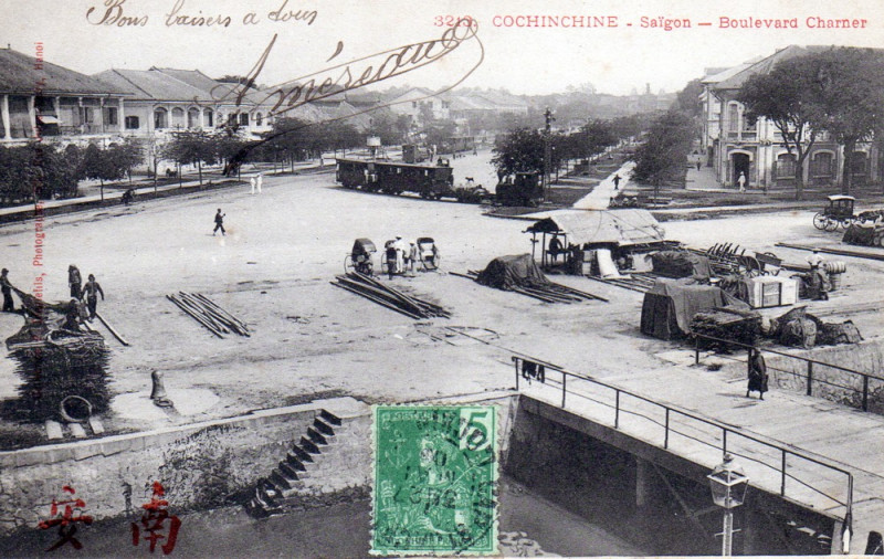 Carte postale ancienne Saigon2