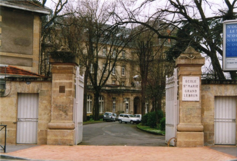 Carte postale ancienne Ste-Marie Grand-Lebrun Bordeaux3 à Bordeaux