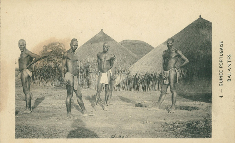 Carte postale ancienne Dc - Dal No 04 - Guinée Portugaise - Balantes