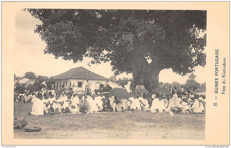 Carte postale ancienne Dc - Dal No 15 - Guinée Portugaise - Fête du Ramadan