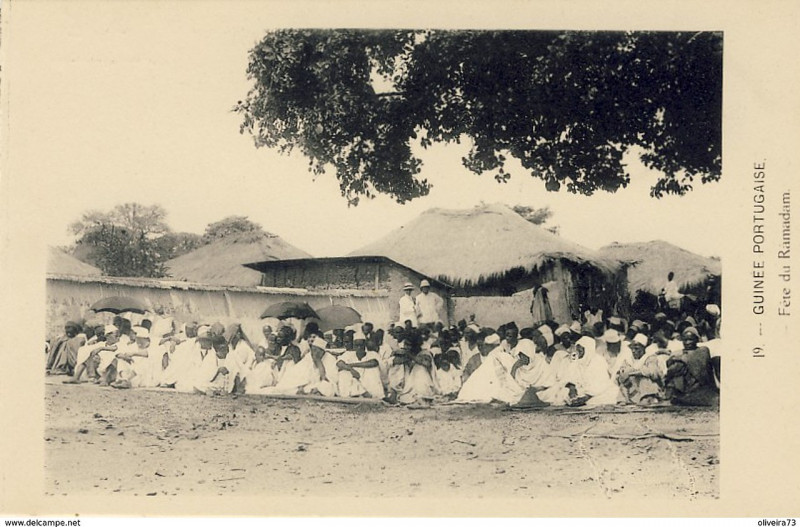 Carte postale ancienne Dc - Dal No 19 - Guinée Portugaise - Fête du Ramadan