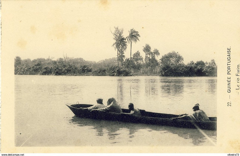 Carte postale ancienne Dc - Dal No 22 - Guinée Portugaise - Le rio Farim