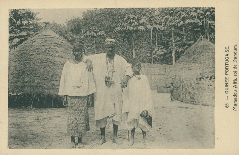 Carte postale ancienne Dc - Dal No 65 - Guinée Portugaise - Mamadou Alfà, Roi de Dandum