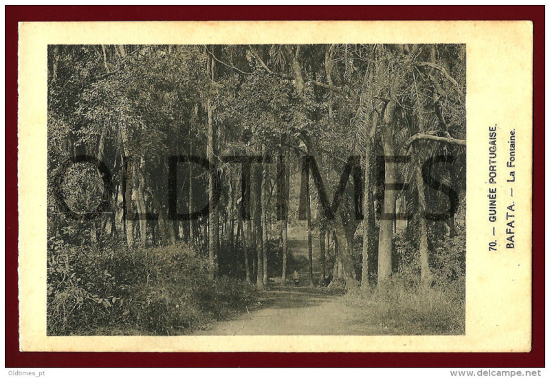 Carte postale ancienne Dc - Dal No 70 - Guinee Portugaise - Bafata - La Fontaine