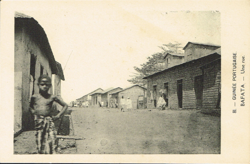 Carte postale ancienne Dc - Dal No 81 - Guinee Portugaise - Bafata - Une rue