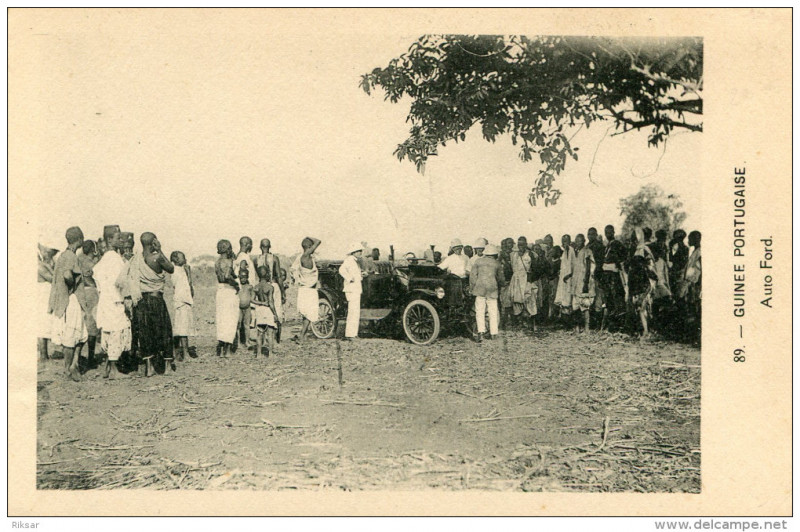 Carte postale ancienne Dc - Dal No 89 - Guinee Portugaise - Auto Ford