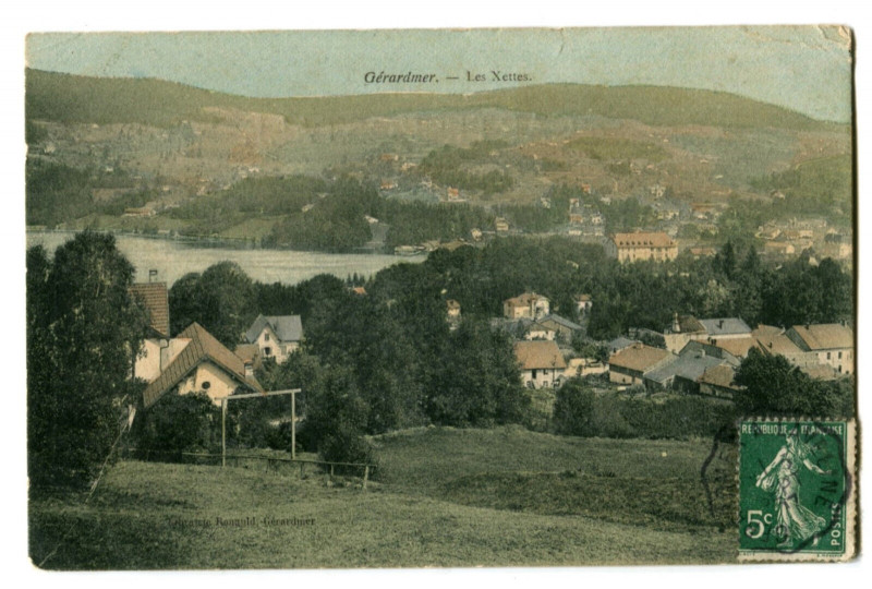 Carte postale ancienne Vosges Gérardmer les Xettes à Gérardmer