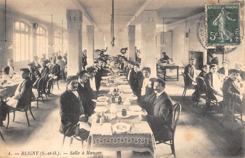 Carte postale ancienne Bligny Salle A Manger à Igny