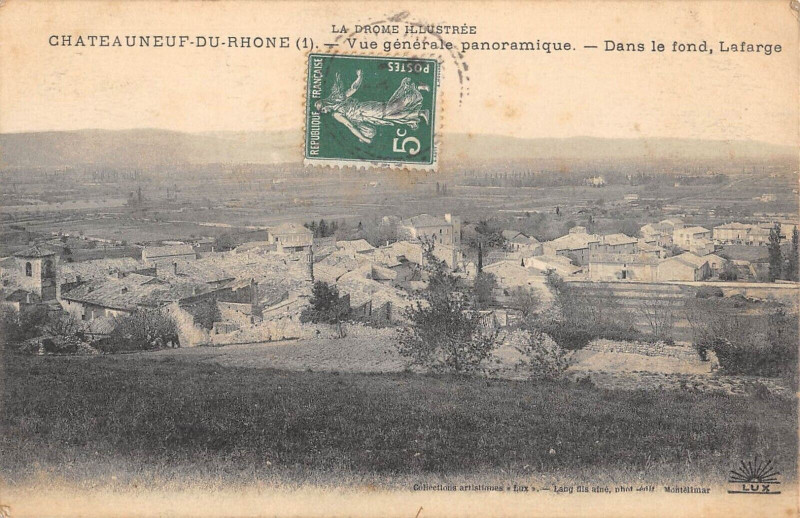 Carte postale ancienne Chateauneuf Sur Rhone Vue Generale Panoramique