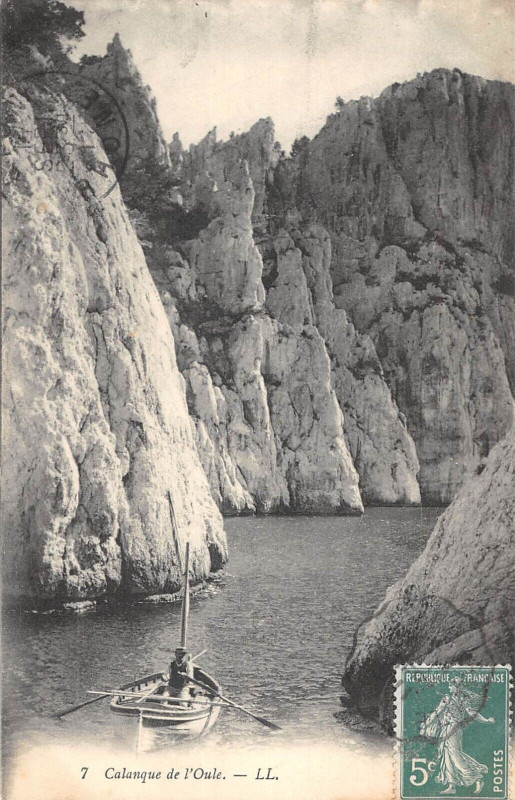 Carte postale ancienne Calanque De L'Oule
