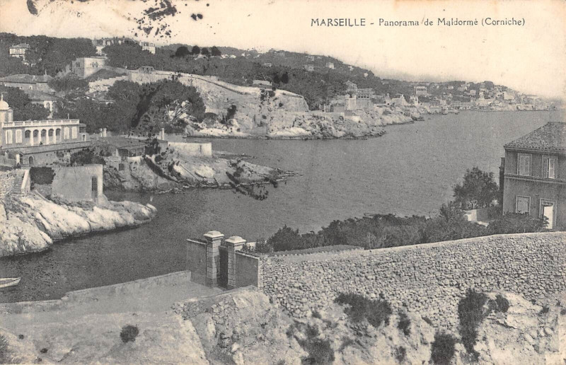 Carte postale ancienne Marseille Panorama De Maldorme à Marseille