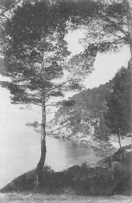 Carte postale ancienne Station Du Pont De La Clue