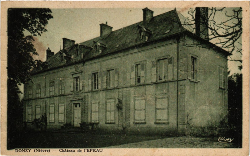 Carte postale ancienne Donzy - Chateau de l'Epeau à Donzy