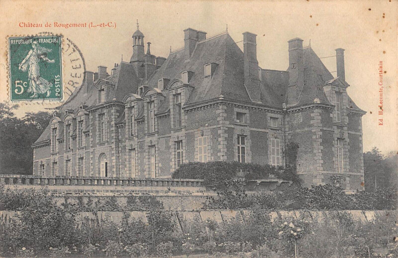 Carte postale ancienne Chateau De Rougemont