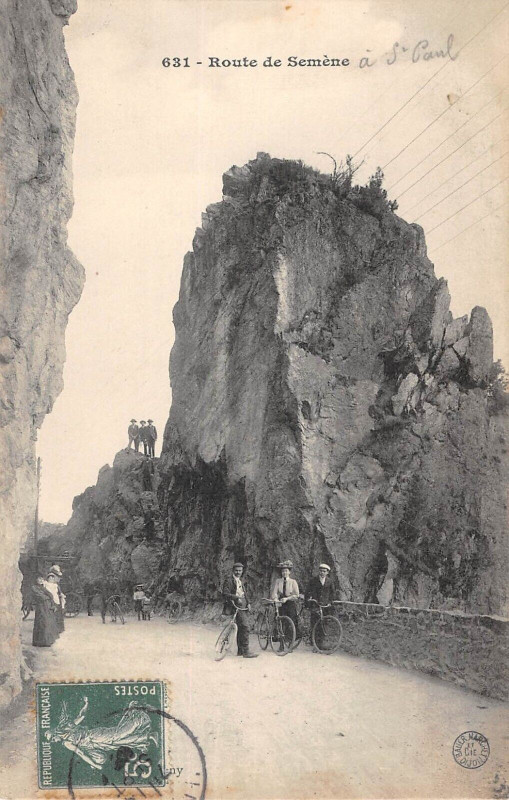 Carte postale ancienne Route De Semene