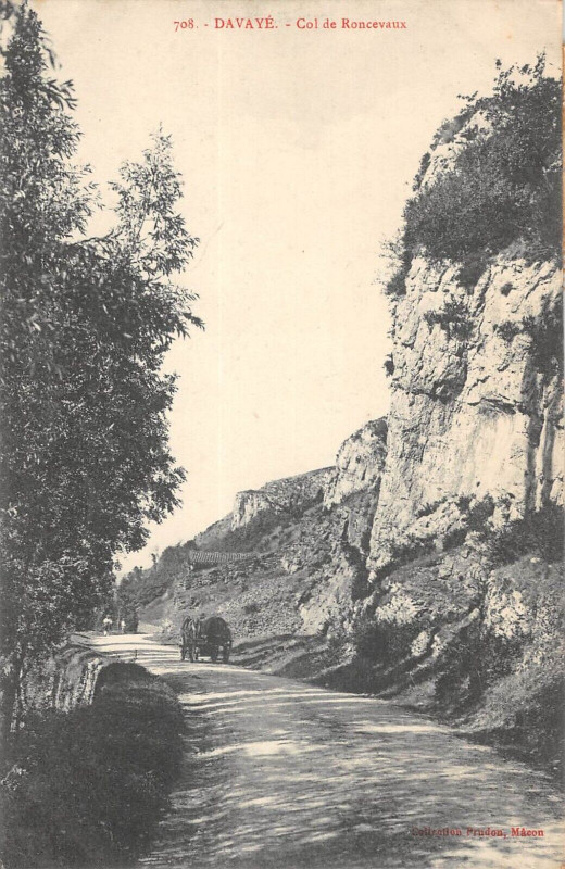 Carte postale ancienne Davaye Col De Roncevaux