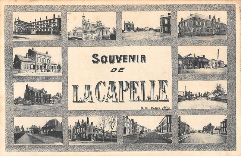 Carte postale ancienne Souvenir De La Capelle à La Capelle